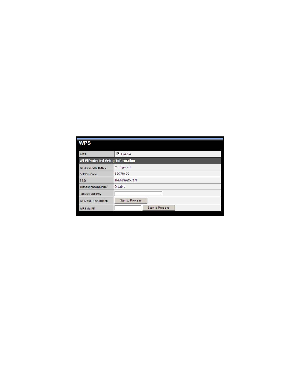 Wps (wi-fi protected setup) | TRENDnet TEW-671BR User Manual | Page 29 / 54