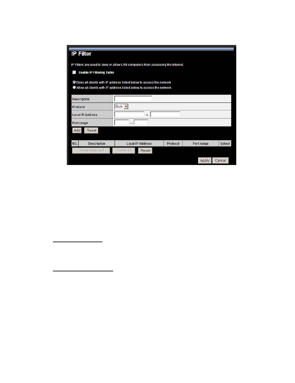 Ip filter | TRENDnet TEW-671BR User Manual | Page 35 / 54