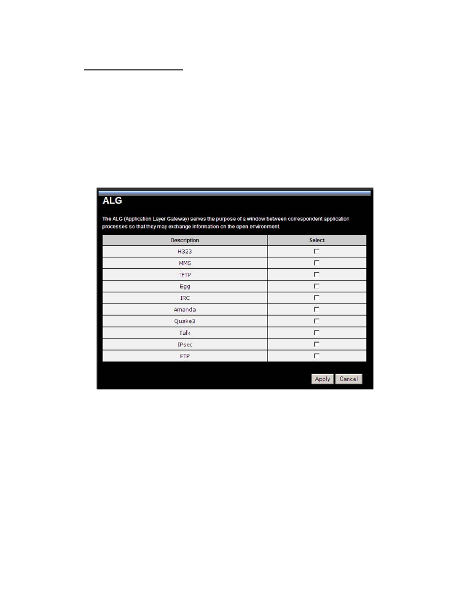 Application layer gateway (alg) | TRENDnet TEW-671BR User Manual | Page 41 / 54