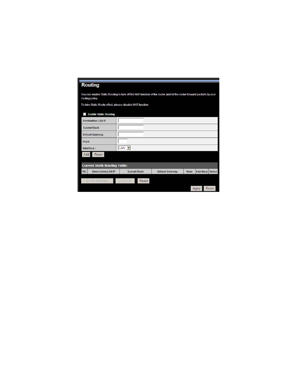 Routing | TRENDnet TEW-671BR User Manual | Page 45 / 54