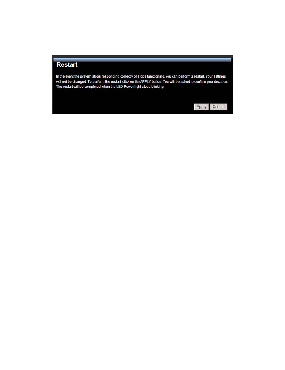Restart | TRENDnet TEW-671BR User Manual | Page 50 / 54