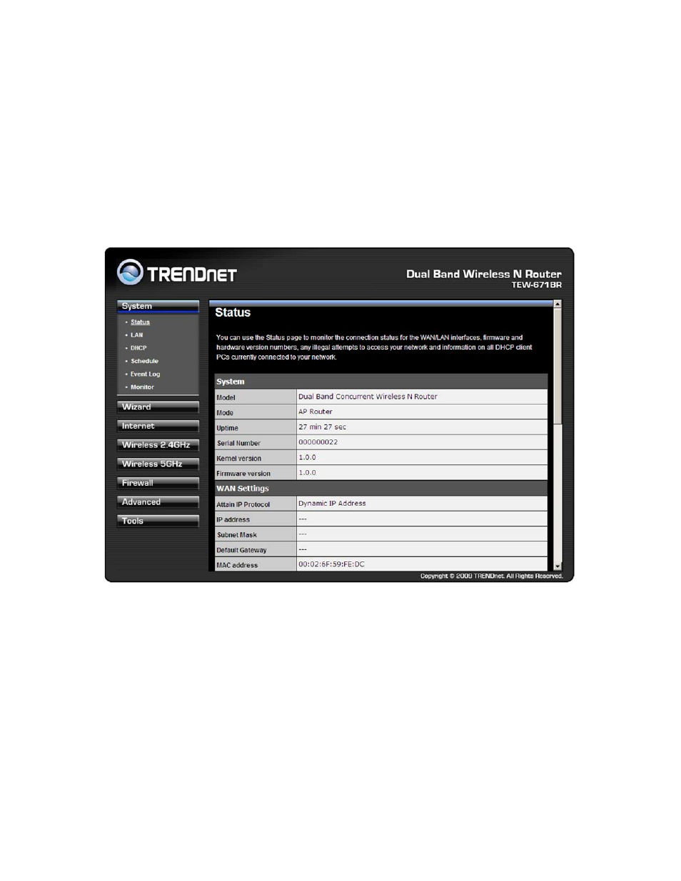 Login to tew-671br | TRENDnet TEW-671BR User Manual | Page 8 / 54