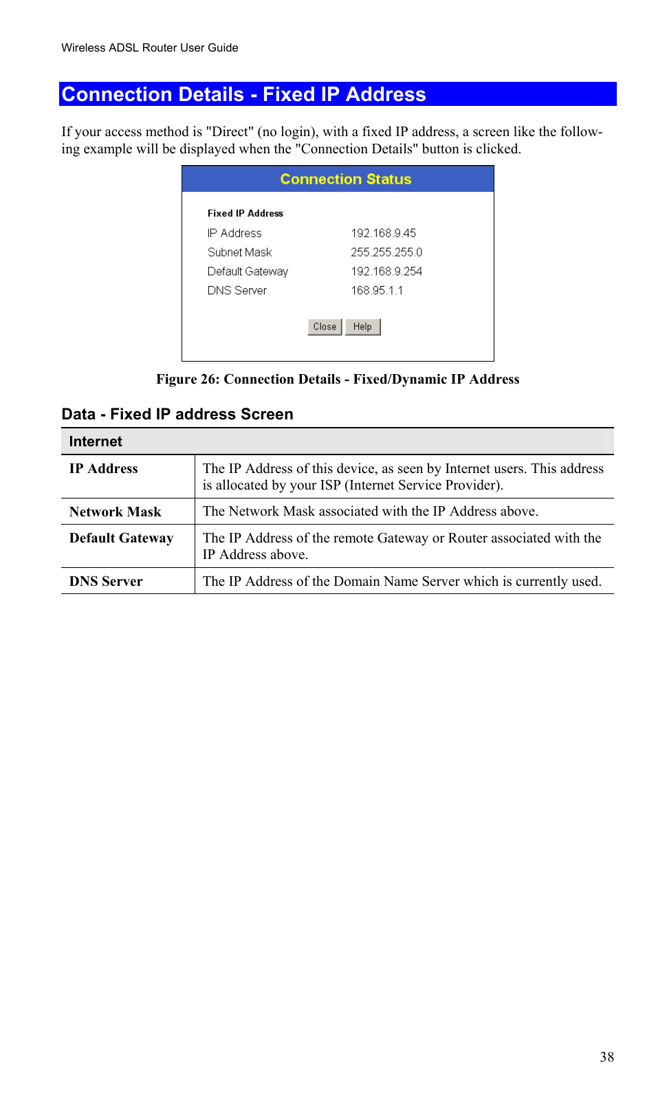 Connection details - fixed ip address | TRENDnet TEW-435BRM User Manual | Page 41 / 81
