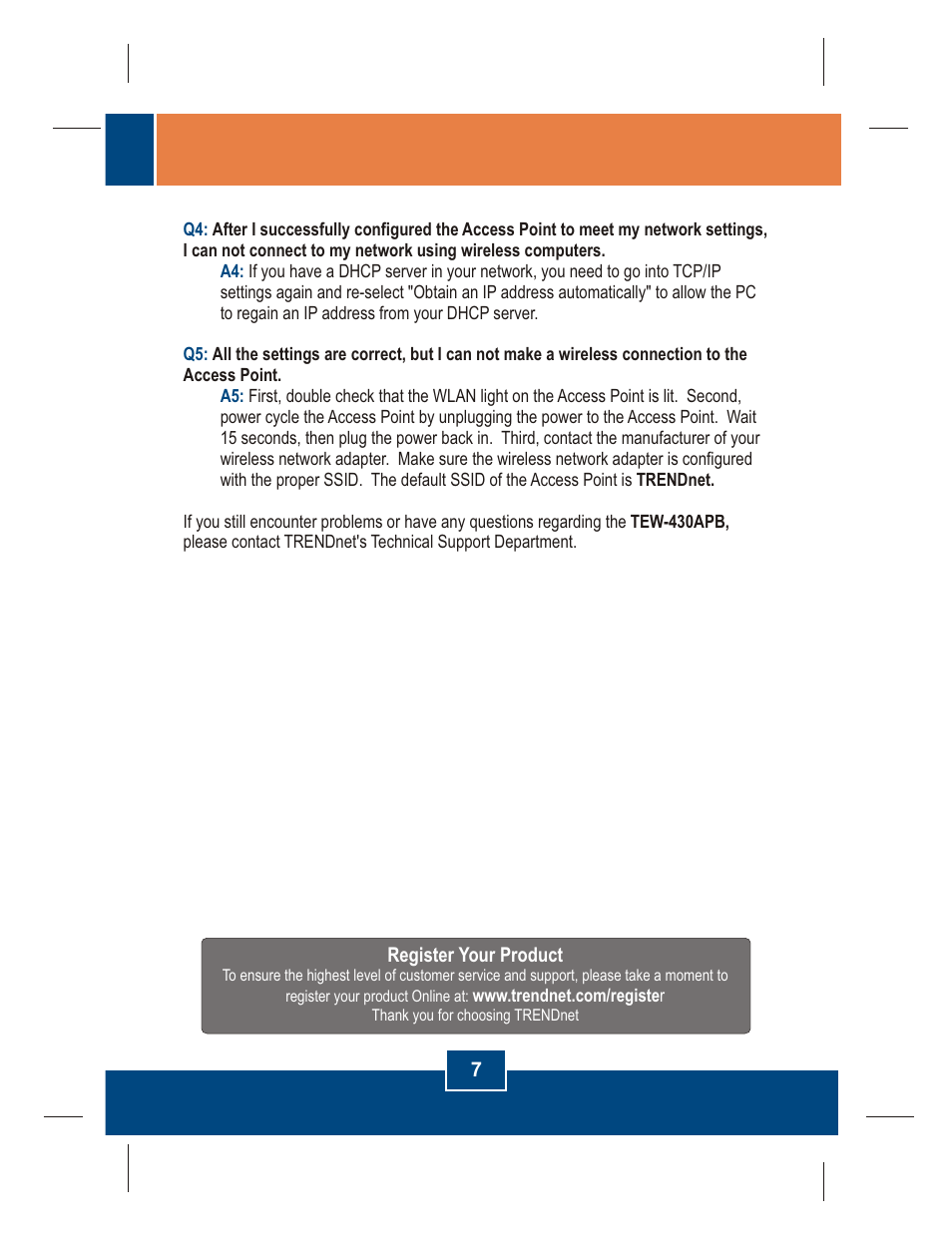 TRENDnet TEW-430APB User Manual | Page 9 / 11