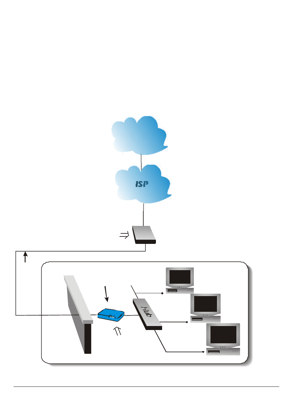 Introuction, Sample application, Isp internet | TRENDnet Cable Modem/xDSL TW100-W1CA User Manual | Page 5 / 49