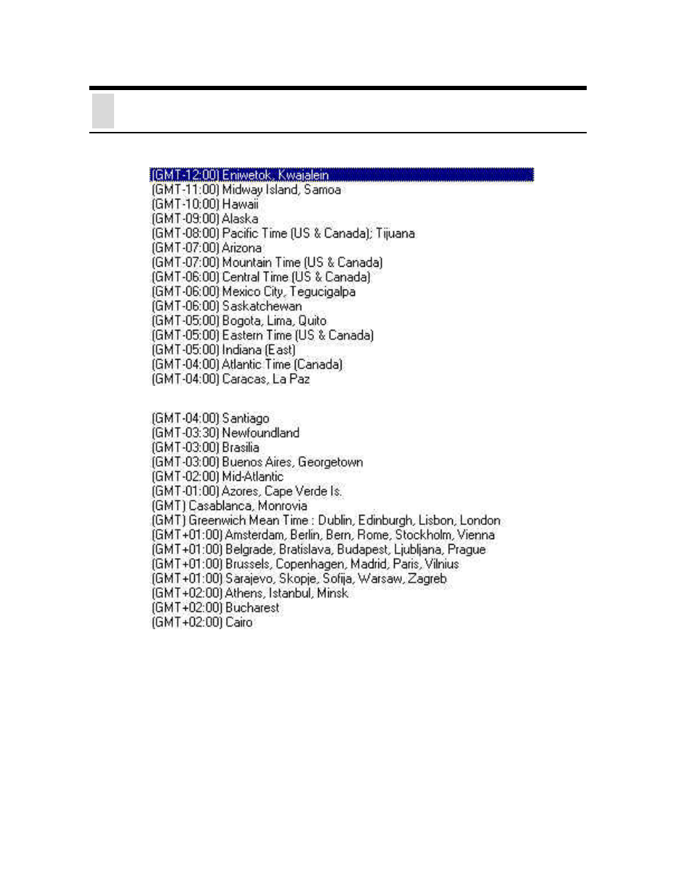 D time zone table | TRENDnet TV-IP100-N User Manual | Page 105 / 127