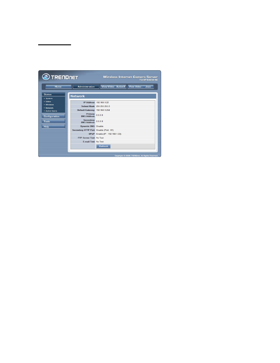 TRENDnet TV-IP100-N User Manual | Page 35 / 127