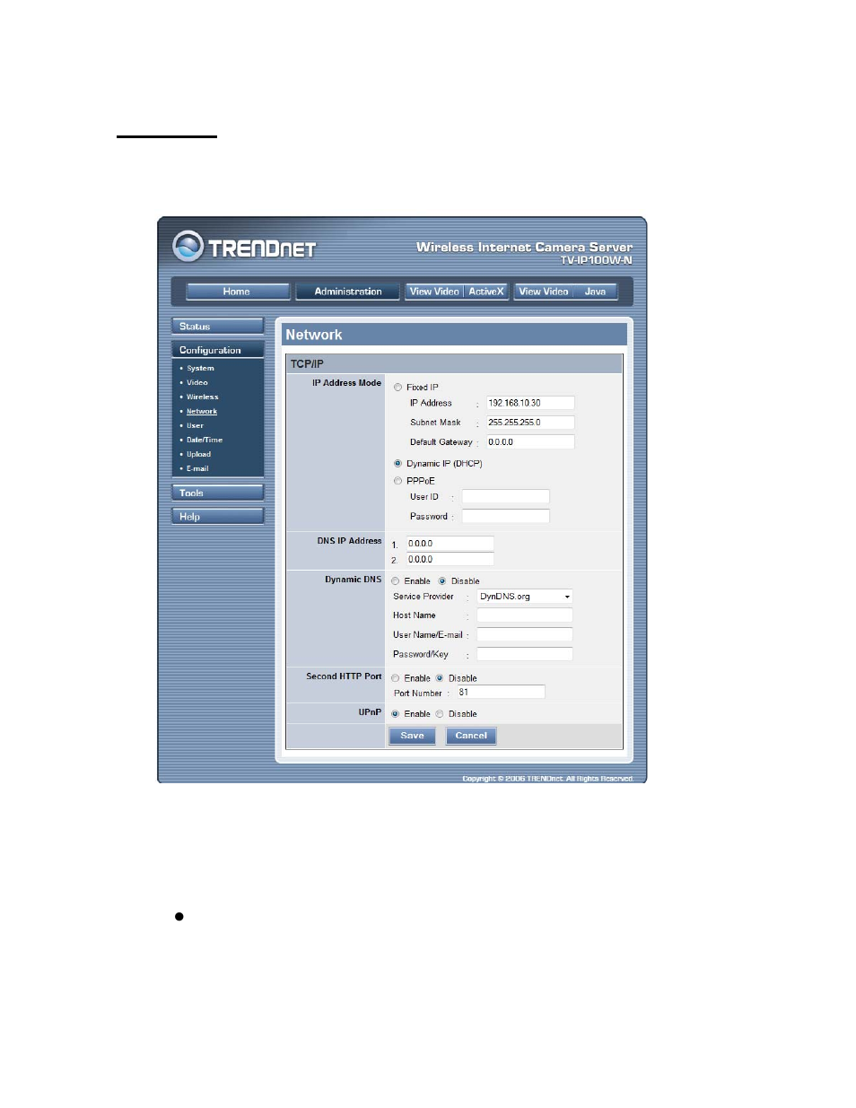 TRENDnet TV-IP100-N User Manual | Page 47 / 127