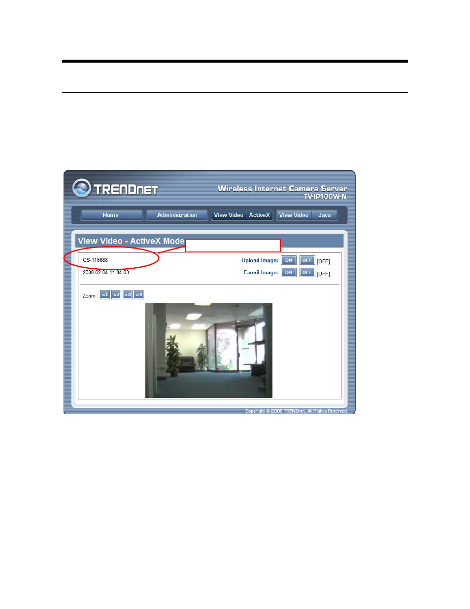 View video – activex mode | TRENDnet TV-IP100-N User Manual | Page 65 / 127