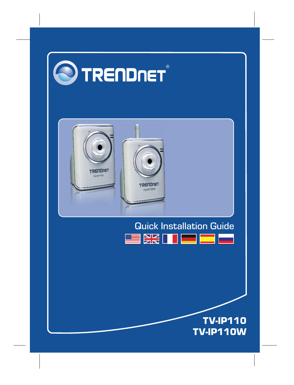 TRENDnet TV-IP110W User Manual | 12 pages