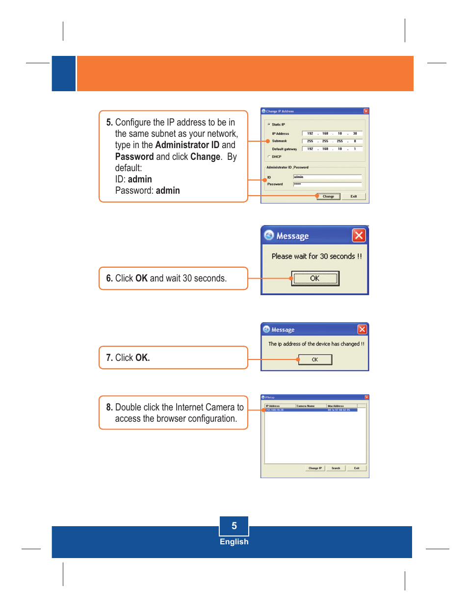 TRENDnet TV-IP110W User Manual | Page 7 / 12