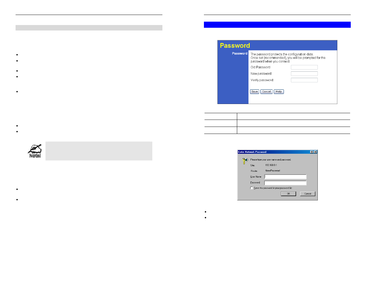 Password screen | TRENDnet TW100-BRM504 User Manual | Page 11 / 46