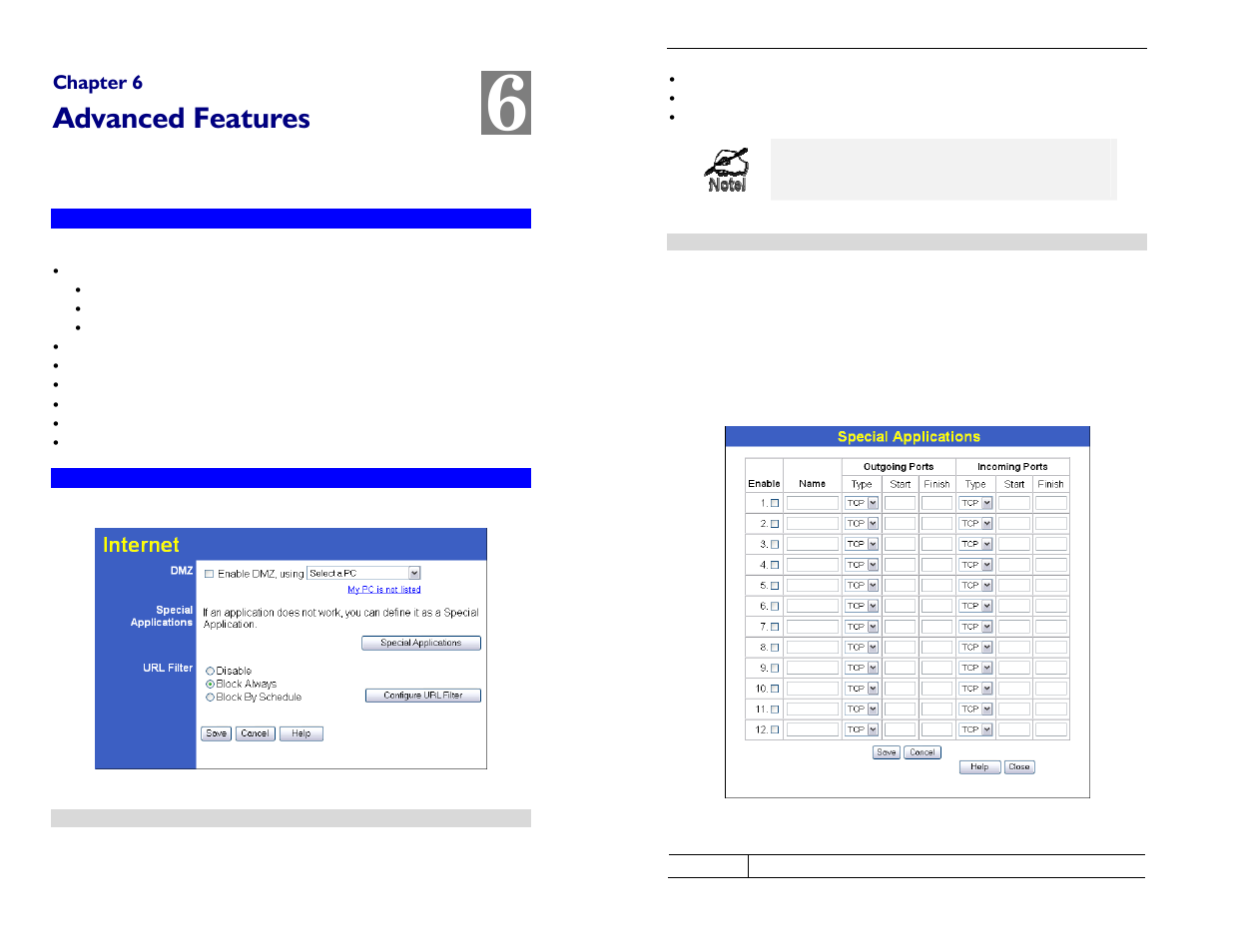 Advanced features | TRENDnet TW100-BRM504 User Manual | Page 22 / 46
