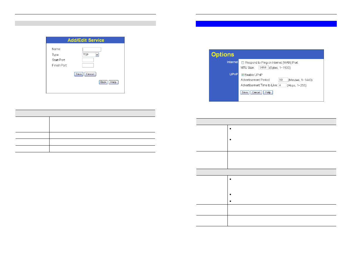Options | TRENDnet TW100-BRM504 User Manual | Page 28 / 46