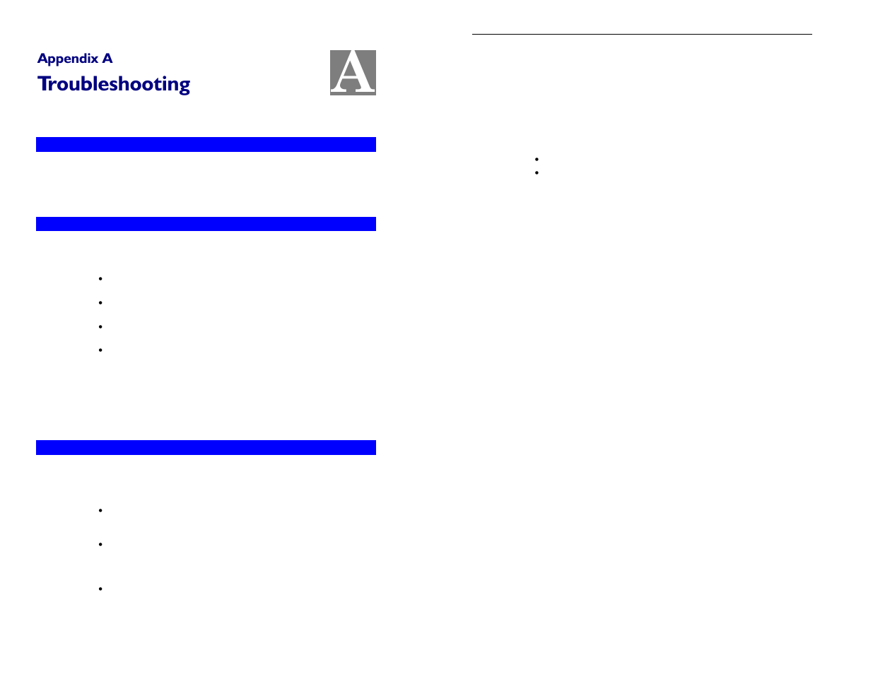 Troubleshooting, Appendix a | TRENDnet TW100-BRM504 User Manual | Page 43 / 46