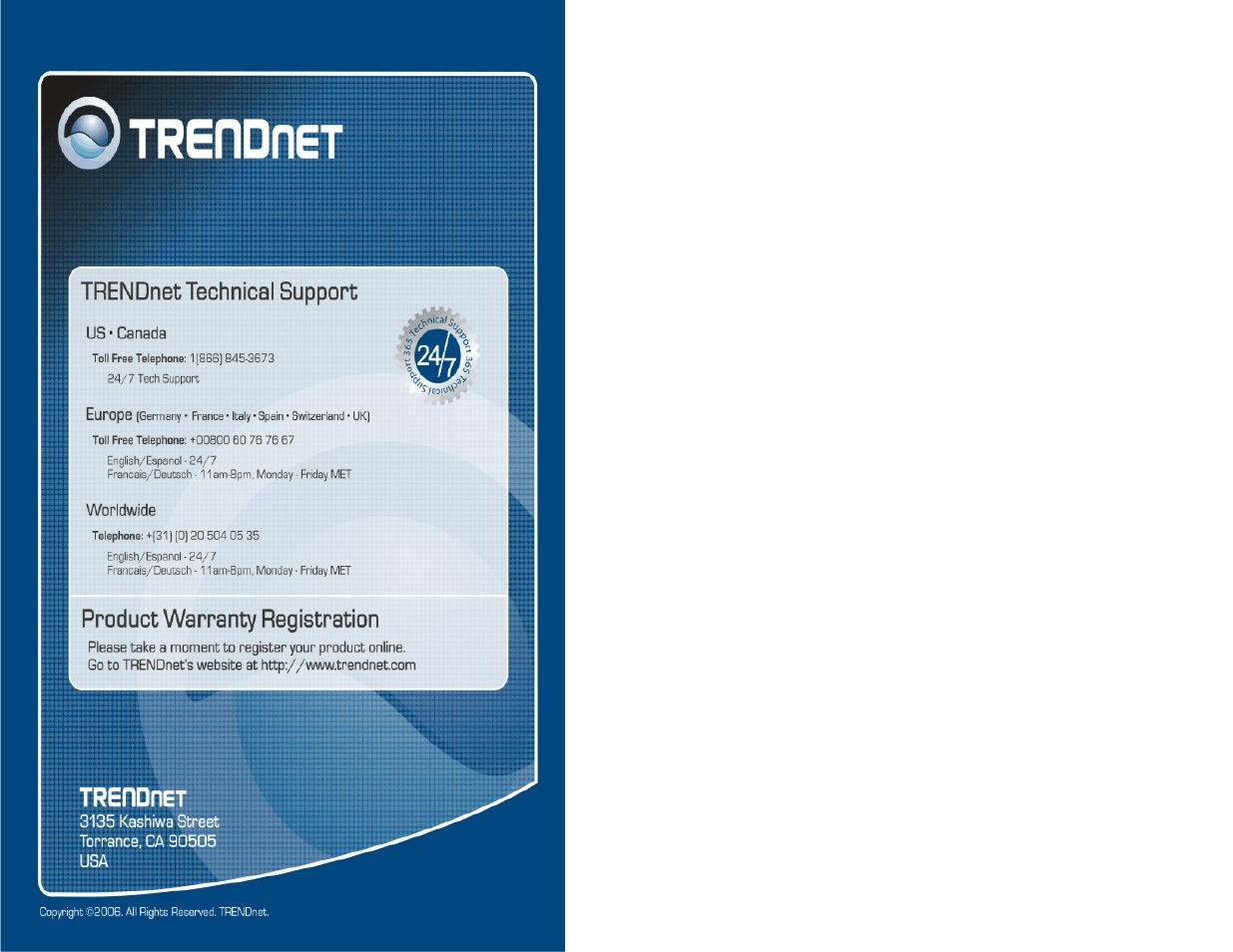 TRENDnet TW100-BRM504 User Manual | Page 46 / 46