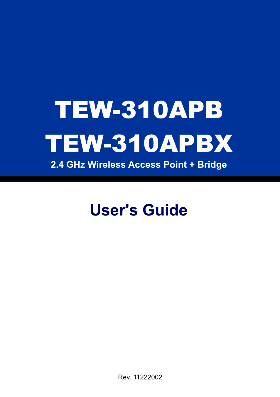 TRENDnet TEW-310APBX User Manual | 47 pages