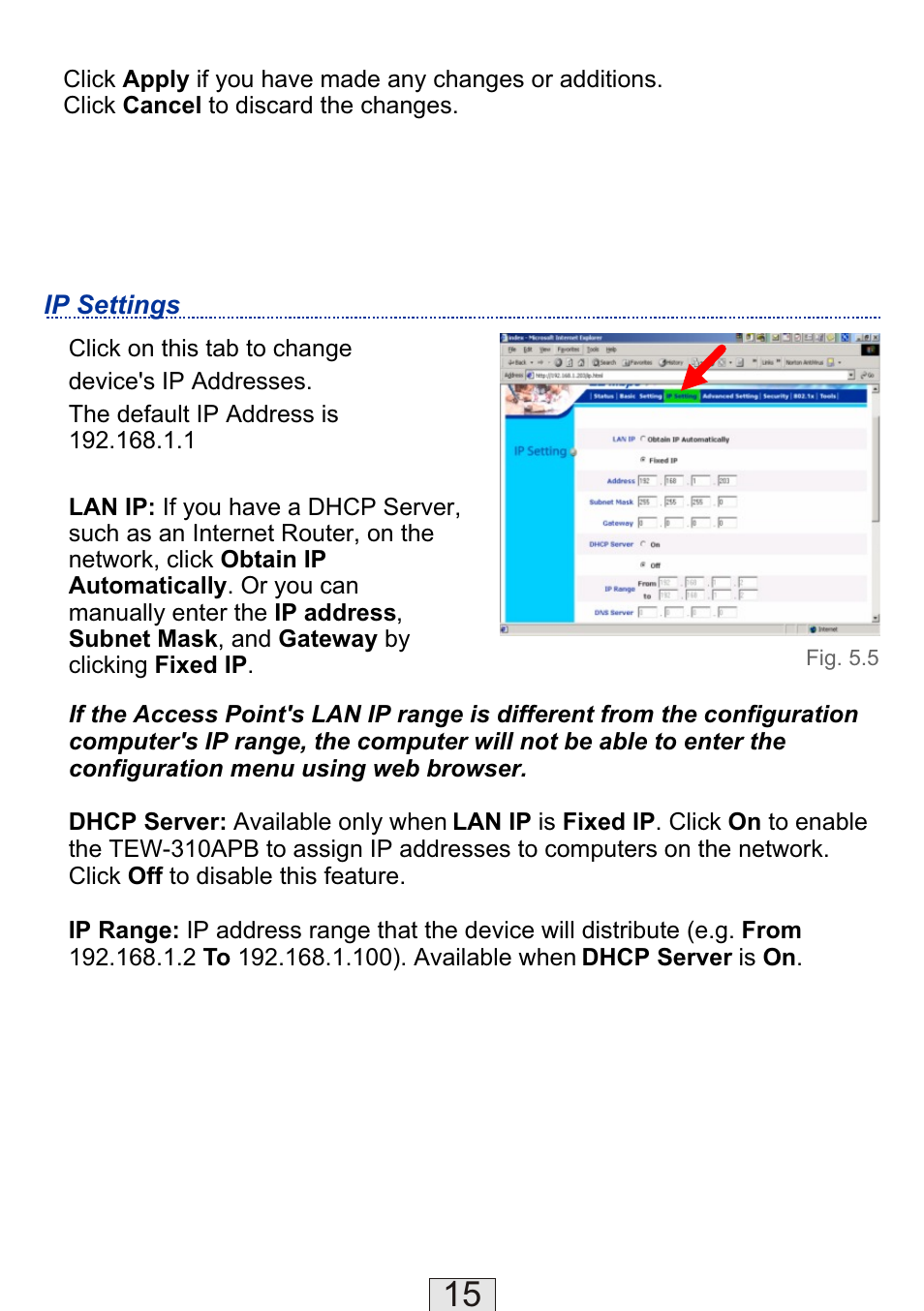 TRENDnet TEW-310APBX User Manual | Page 16 / 47