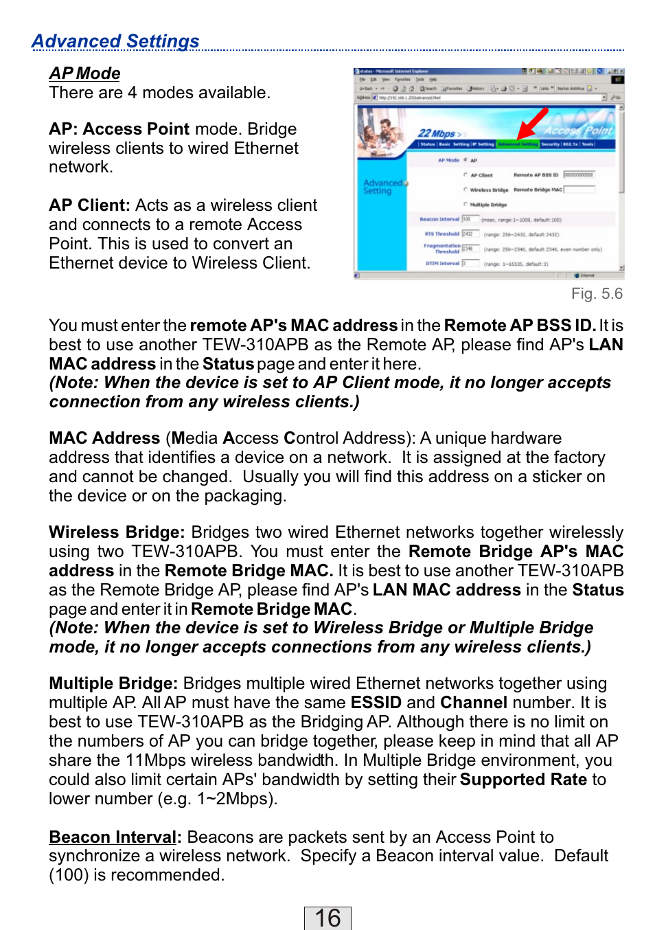 TRENDnet TEW-310APBX User Manual | Page 17 / 47
