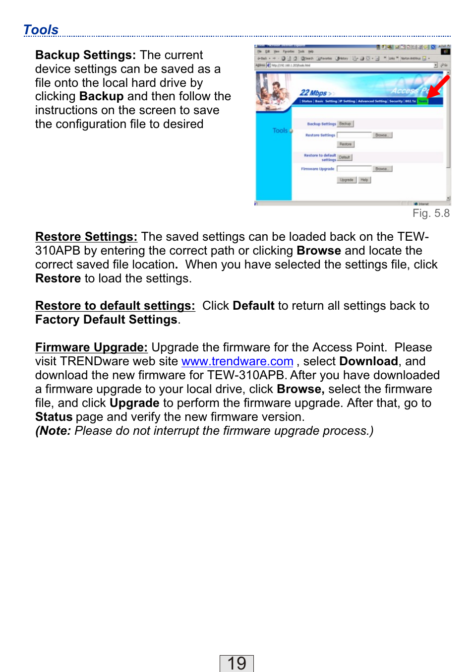TRENDnet TEW-310APBX User Manual | Page 20 / 47