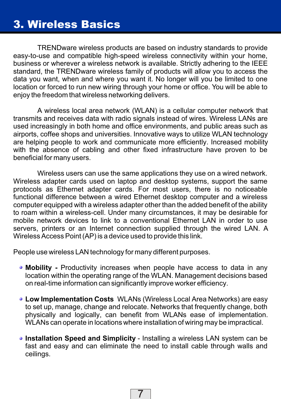 Wireless basics | TRENDnet TEW-310APBX User Manual | Page 8 / 47