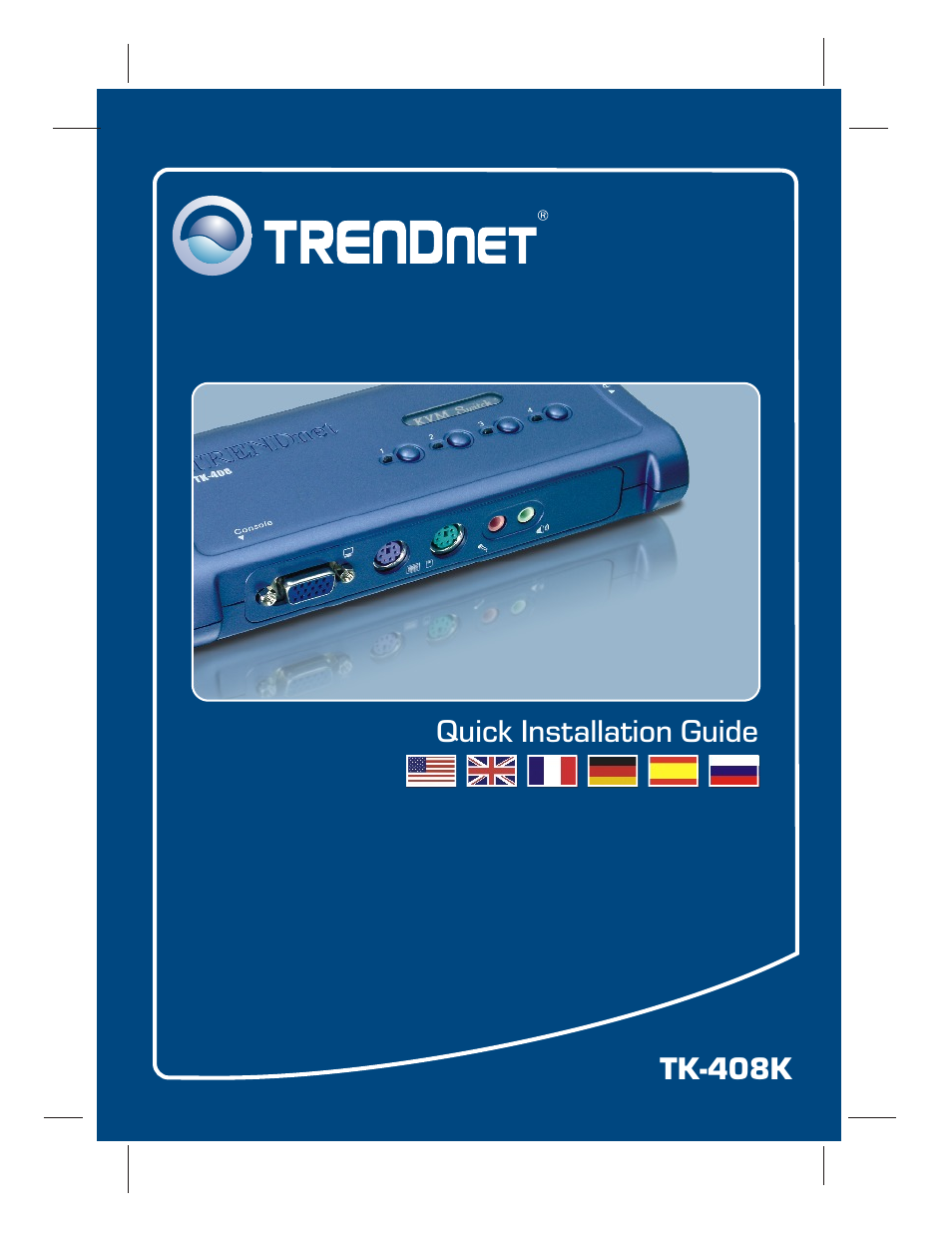 TRENDnet TK-408K User Manual | 11 pages