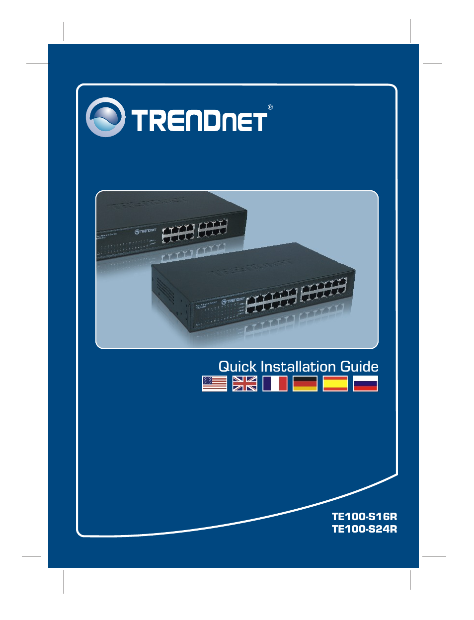 TRENDnet TE100-S16R User Manual | 12 pages