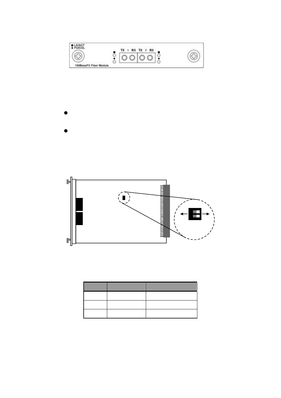 2 ports 100base-fx fiber module | TRENDnet TEG-S4000 User Manual | Page 8 / 28