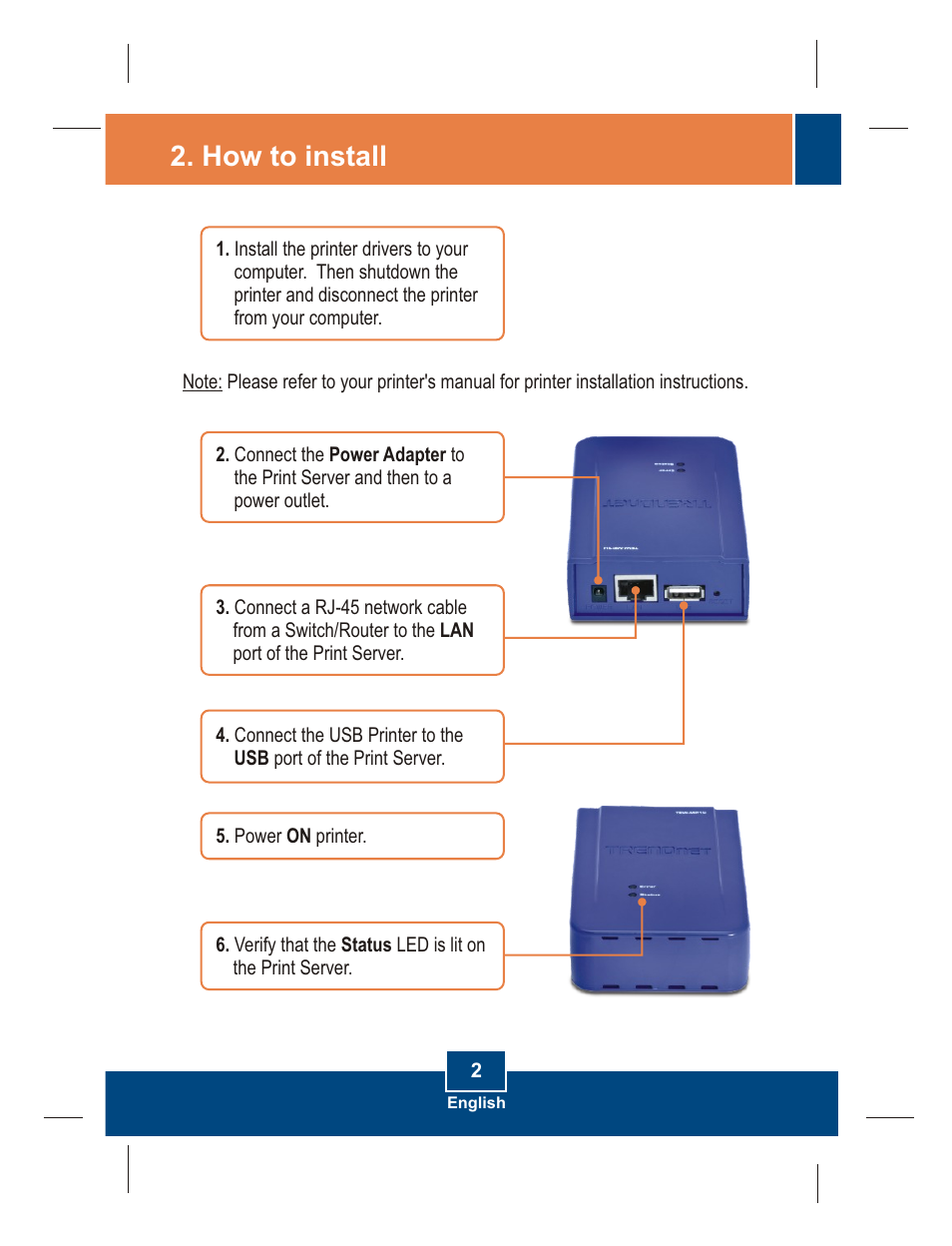 How to install | TRENDnet TEW-MP1U User Manual | Page 4 / 14