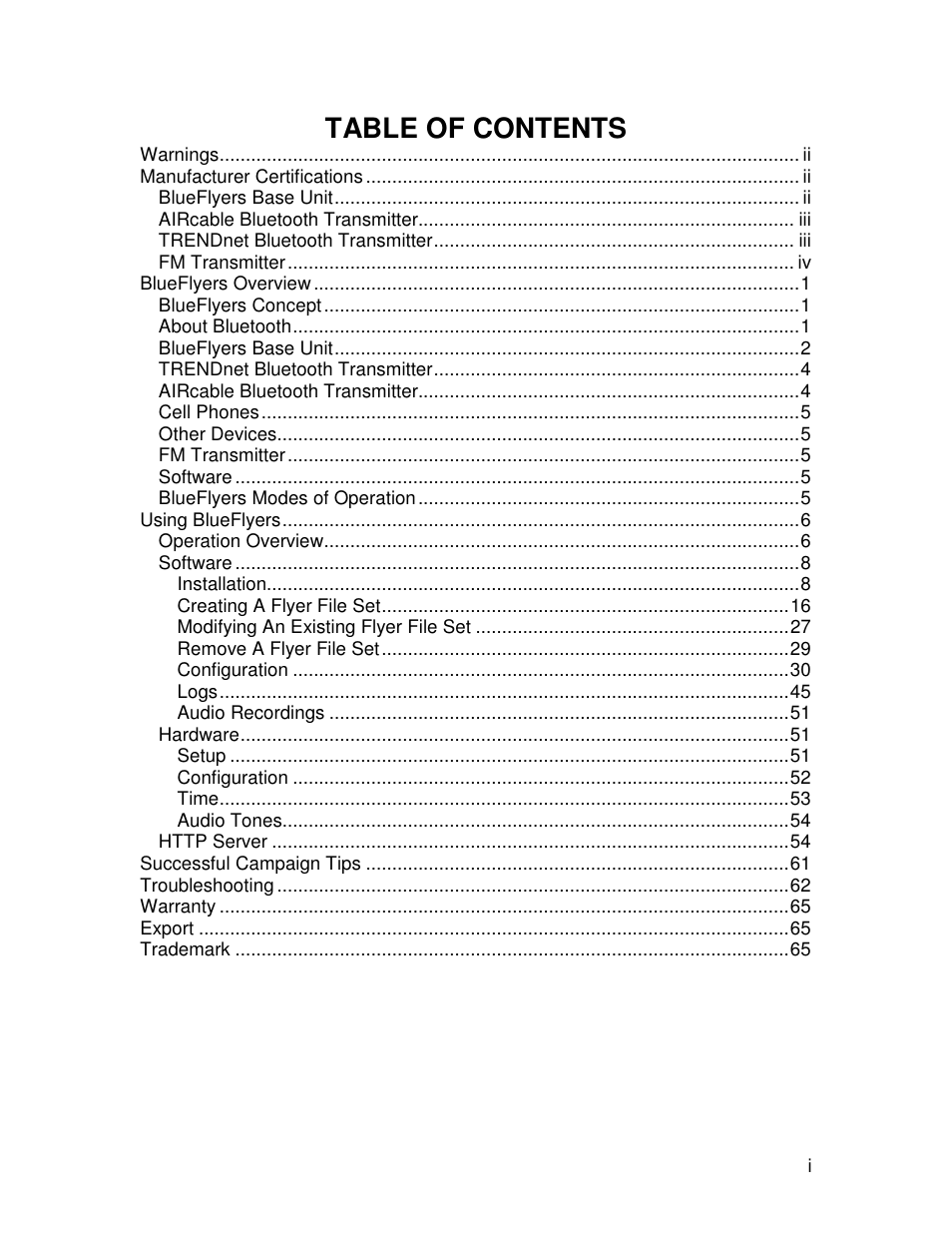 TRENDnet Bluetooth R91007G User Manual | Page 2 / 70