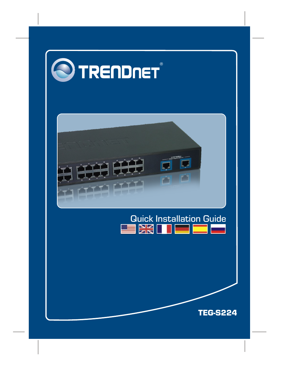 TRENDnet TEG-S224 User Manual | 12 pages