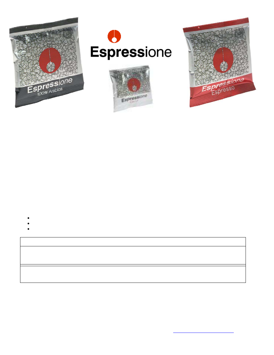 THE SMITH AGENCY Espressione P-18D User Manual | 1 page