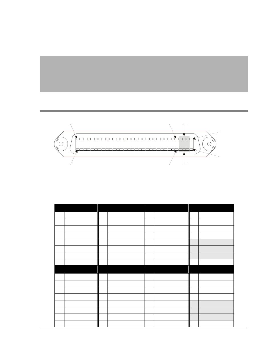 Appendix a: connector pinouts, Pin connector, Ds1 in | Onnector | Telect MIX 56 User Manual | Page 119 / 124