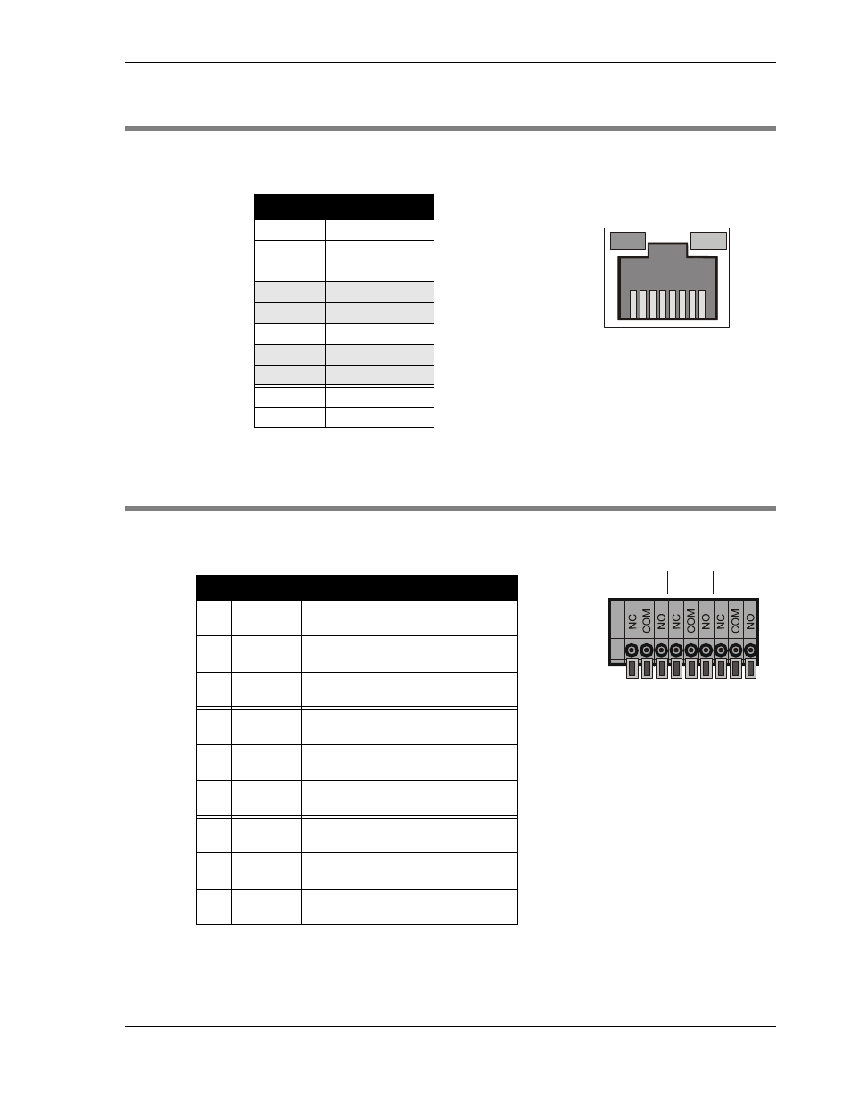 Ethernet connector, External alarm connector, Thernet | Onnector, Xternal, Larm | Telect MIX 56 User Manual | Page 121 / 124