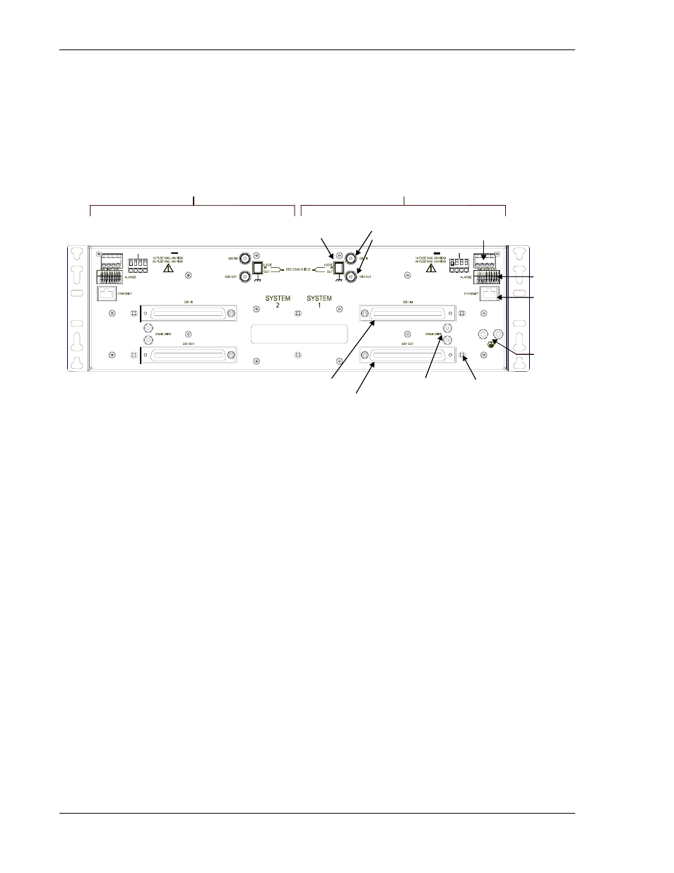 Rear panel, Rear panel definitions, 1 descriptions mix 56 user manual | Telect MIX 56 User Manual | Page 16 / 124