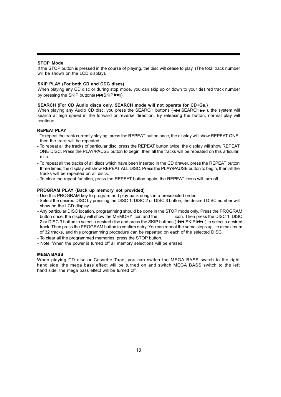 The Singing Machine SMG - 299 User Manual | Page 14 / 22