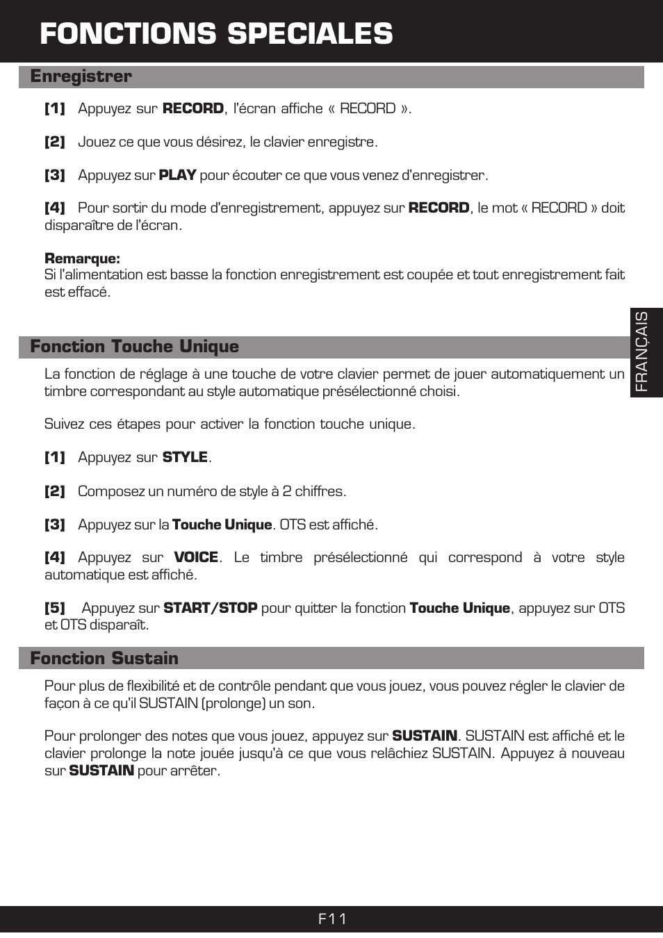 Fonctions speciales | The Singing Machine SMI-1420 User Manual | Page 43 / 52
