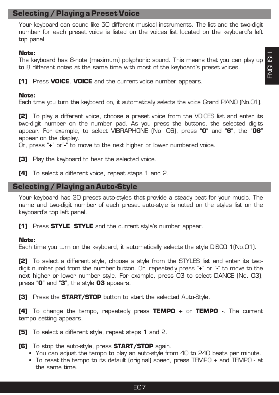 The Singing Machine SMI-1420 User Manual | Page 7 / 52