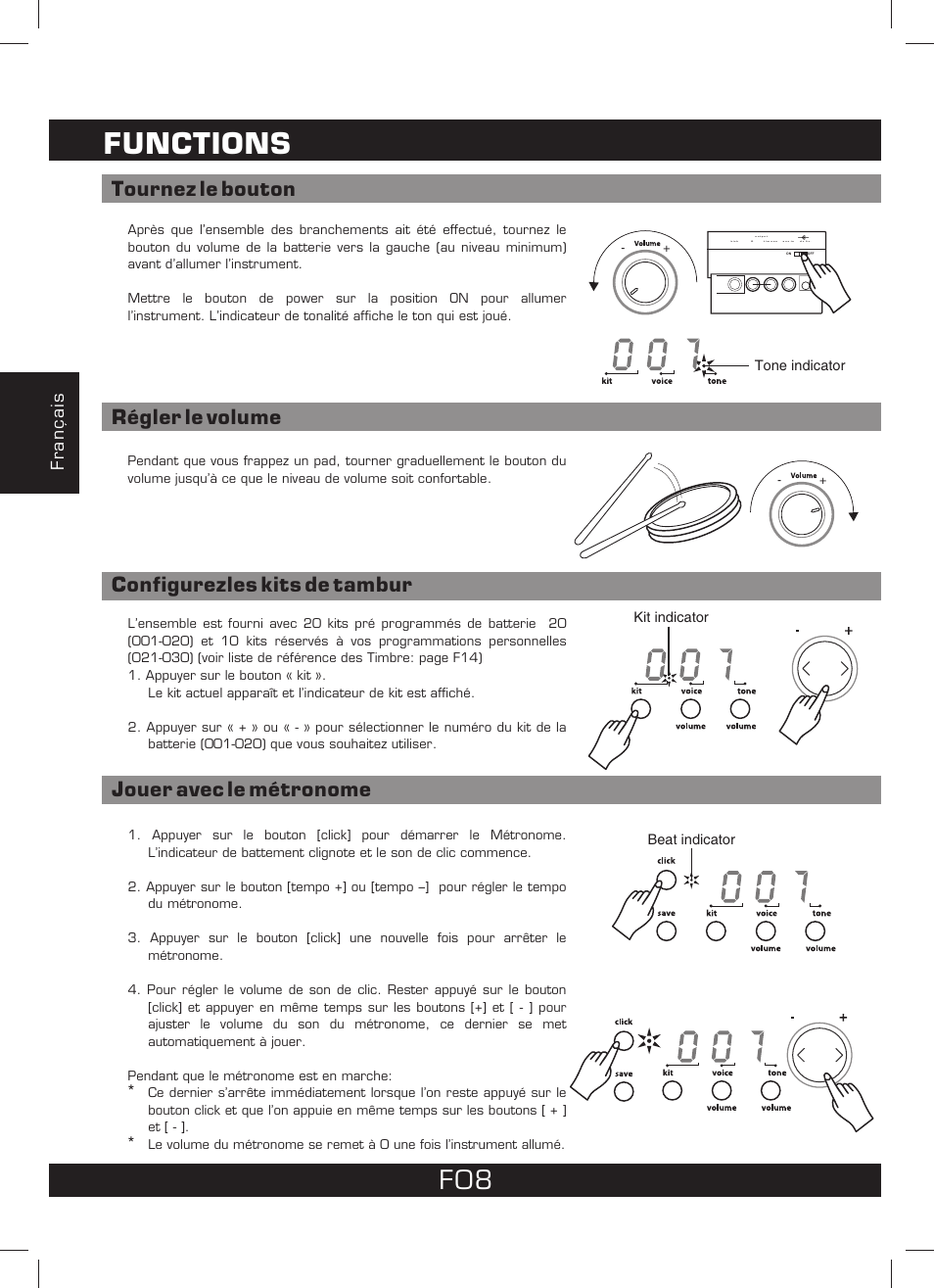 Functions | The Singing Machine SMI-1460 User Manual | Page 22 / 44