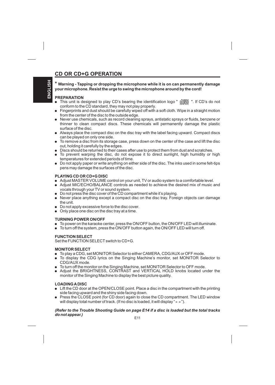 The Singing Machine STVG-520 User Manual | Page 12 / 56