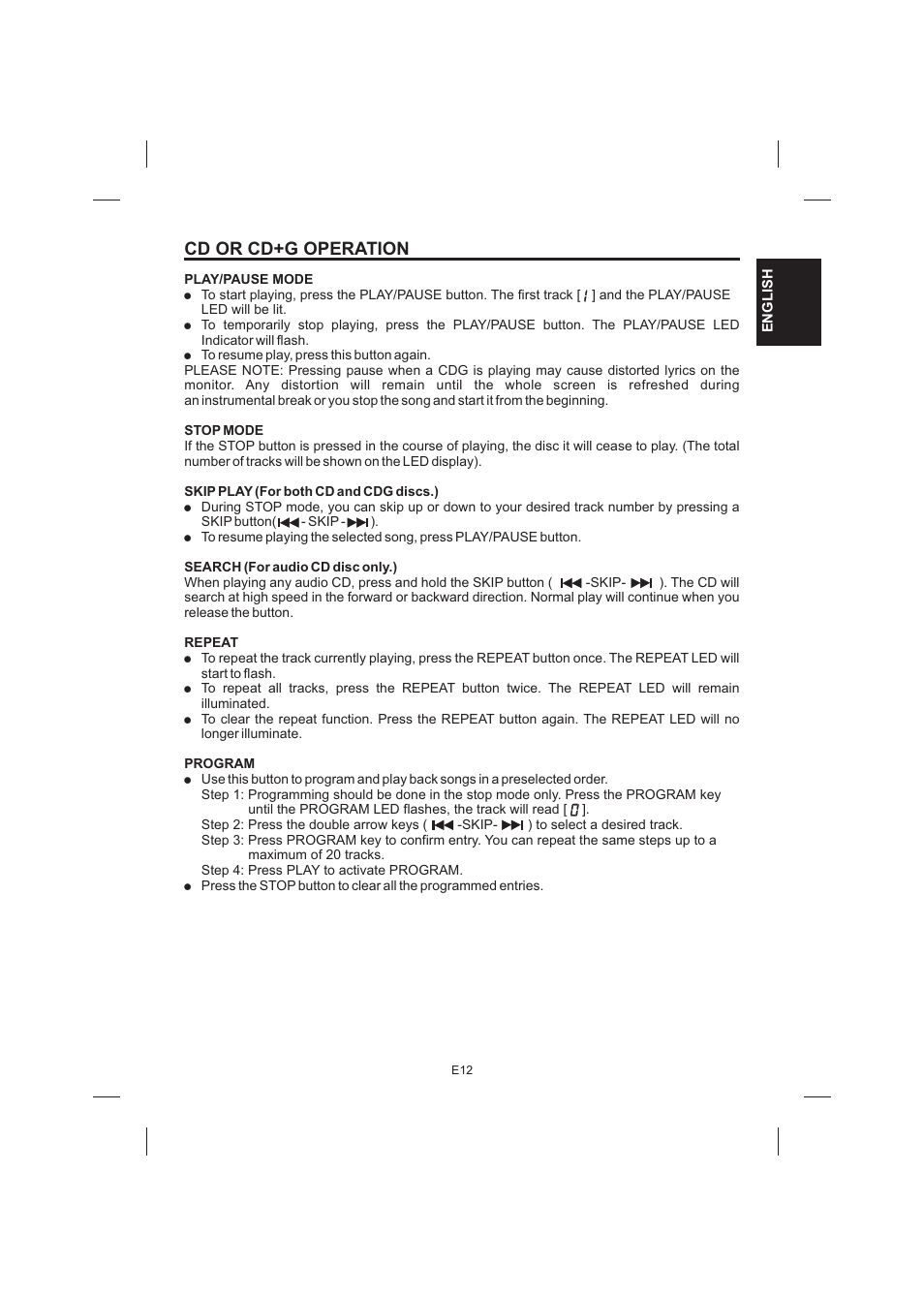 The Singing Machine STVG-520 User Manual | Page 13 / 56