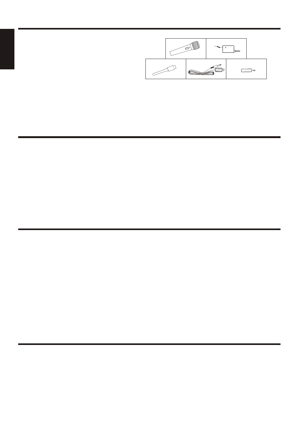 En g l is h, Instructions for non-wireless use | The Singing Machine SMM-106 User Manual | Page 2 / 4