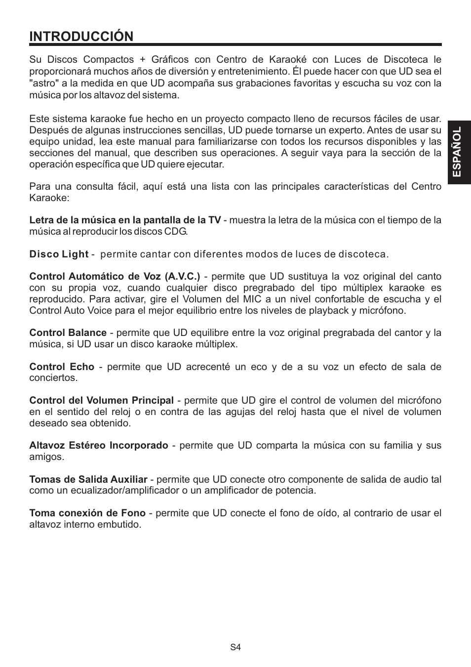 Introducción | The Singing Machine BRATZ SMB-664 User Manual | Page 23 / 56