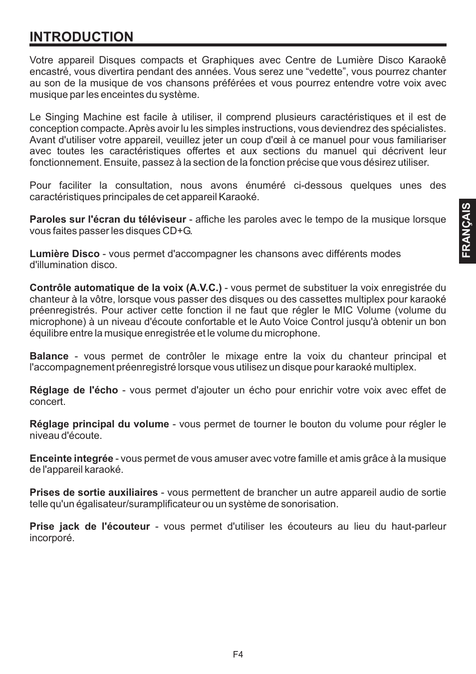 Introduction | The Singing Machine BRATZ SMB-664 User Manual | Page 41 / 56