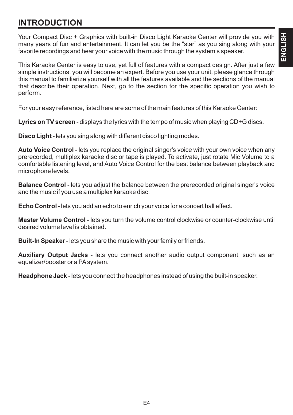 Introduction | The Singing Machine BRATZ SMB-664 User Manual | Page 5 / 56