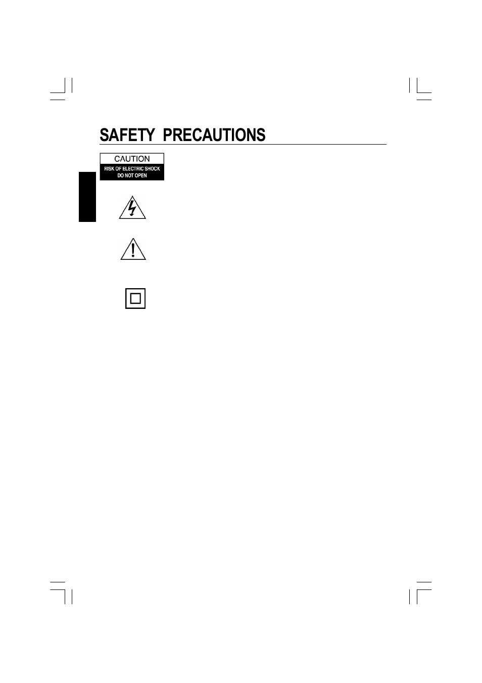 Safety precautions, English | The Singing Machine ISM-370 User Manual | Page 2 / 77