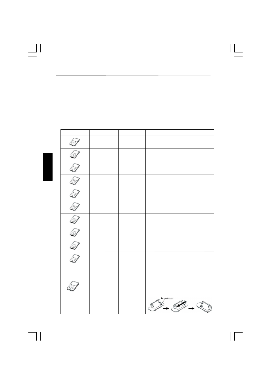 Adaptateurs ipod, Fran ç ais | The Singing Machine ISM-370 User Manual | Page 66 / 77