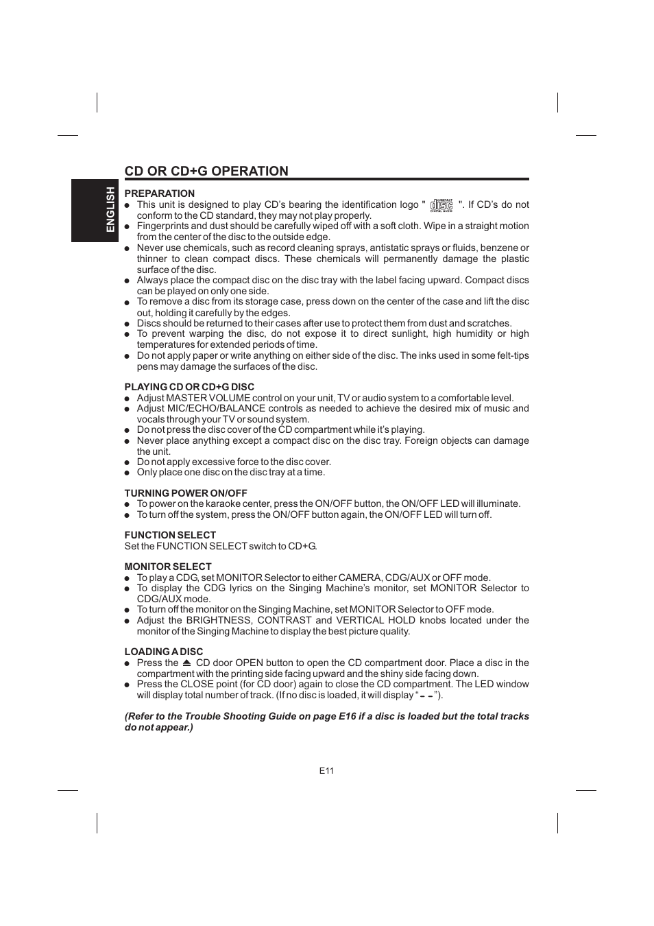 The Singing Machine STVG-535 User Manual | Page 12 / 64