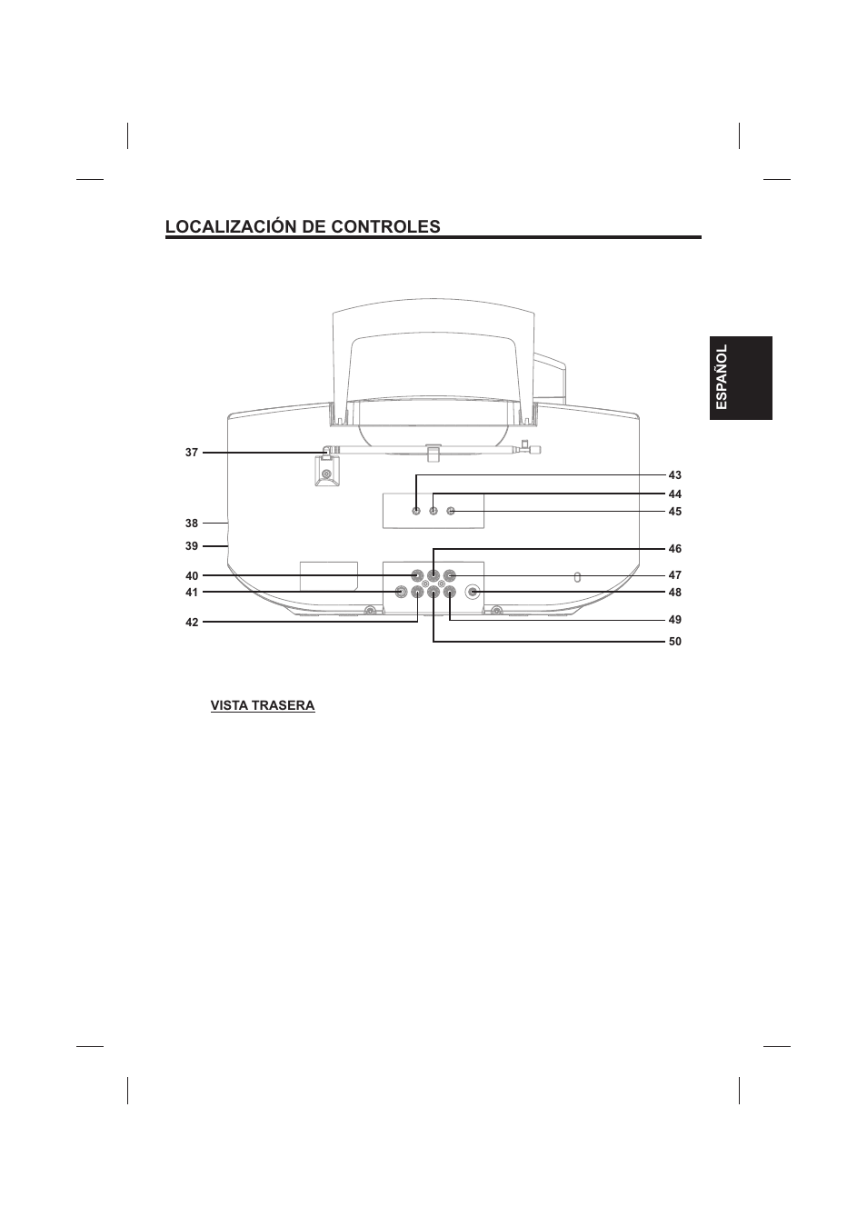 Localización de controles | The Singing Machine SMVG-620 User Manual | Page 25 / 60