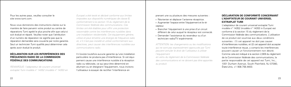 Tumi Network Card User Manual | Page 12 / 23